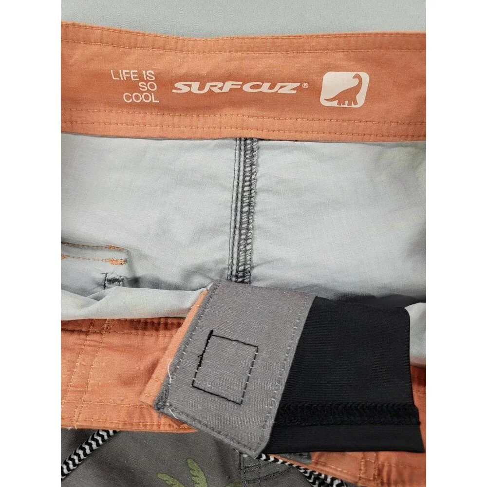 SURFCUZ Men's Vintage Cruzer Stretch Boardshort Chino Shorts. Size32 / L